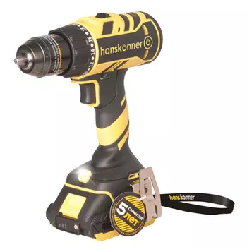 дрель-шуруповерт HANSKONNER HCD1865 18В Li-Ion 2,4Ач бесщеточная 2 АКБ