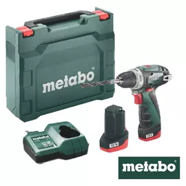 дрель-шуруповерт METABO PowerMaxx BS 12В Li-Ion 2Ач 2 аккумулятора