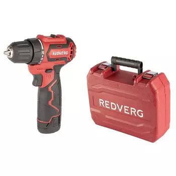 дрель-шуруповерт REDVERG RD-SD12BL 36Нм 12В Li-Ion 2Ач 2АКБ