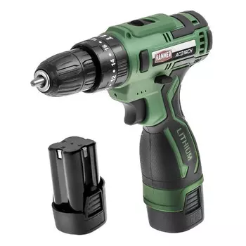 дрель-шуруповерт ударная HAMMER ACD16CH 16В 2Ач Li-Ion 2 аккумулятора