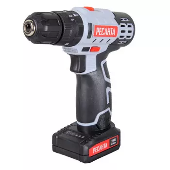 дрель-шуруповерт ударная РЕСАНТА ДА-24-2ЛК-У 24В Li-Ion 2,0Ач 2АКБ
