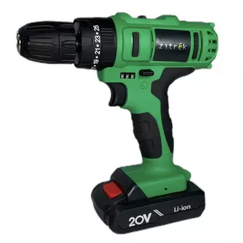 дрель-шуруповерт ударная ZIRTEK Crusher 21-Li-Ion 2Ач