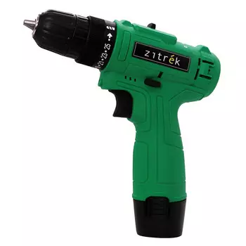дрель-шуруповерт ZITREK Green 12-LI-ION 12В Li-ion 1х1,5Ач АКБ