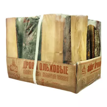 дрова ольховые колотые сухие 8 кг