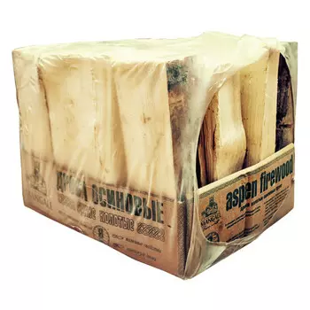 дрова осиновые колотые сухие 8 кг