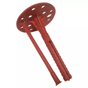 дюбель для утеплителя пластиковый гвоздь, 1х12см, 50 шт