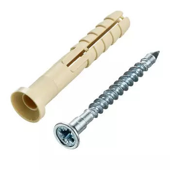 дюбель-гвоздь нейлоновый 6х40мм потайная манжета 150шт