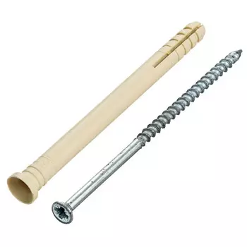 дюбель-гвоздь нейлоновый 6х80мм потайная манжета 100шт