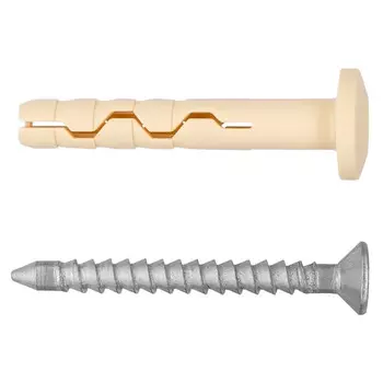 дюбель-гвоздь нейлоновый с грибовидным бортиком PDG F 6x40мм 100шт