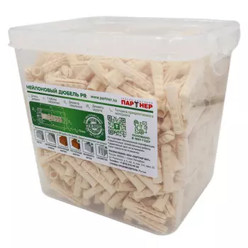 дюбель распорный нейлоновый ПАРТНЕР PR 6x30мм 800шт