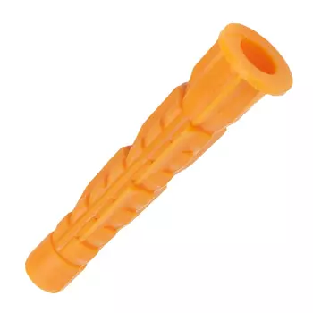 дюбель универсальный полипропиленовый с бортиком, 8х51 мм, 5 шт