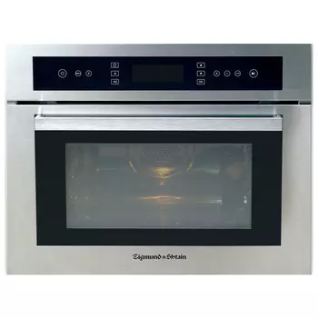 духовка электрическая компактная с СВЧ ZIGMUND&SHTAIN EN 102.112 S 60см 40л черный