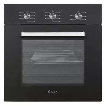 духовка электрическая LEX EDM072BL 60л 7реж. черн.