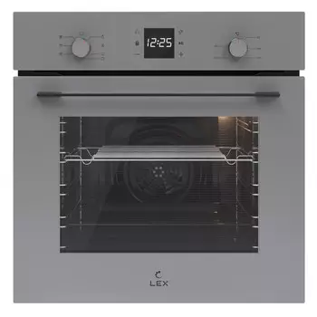 духовка электрическая LEX EDM 076 GR 60л 7 режимов конвекция/гриль cерый