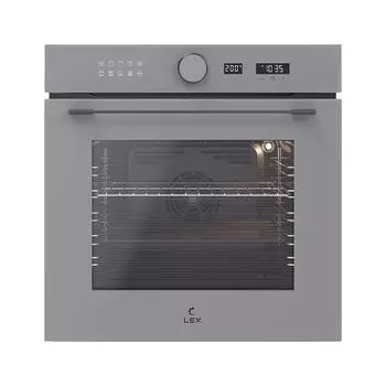 духовка электрическая LEX EDM 1001 ONE GR 60см 72л 10 режимов гриль/конвекция серый