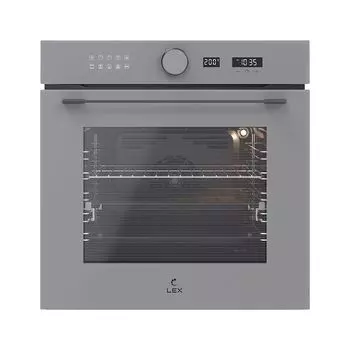 духовка электрическая LEX EDM 1002 ONE GR 60см 72л 10 режмов гриль/конвекция серый