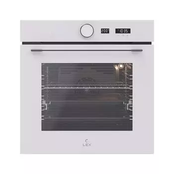 духовка электрическая LEX EDM 1002 ONEWH 60см 72л 10 режимов гриль/конвекция белый