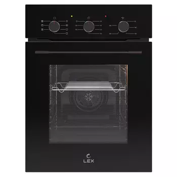 духовка электрическая LEX EDM 4575 BBL 45 см 53 л 7 режимов гриль/конв черный