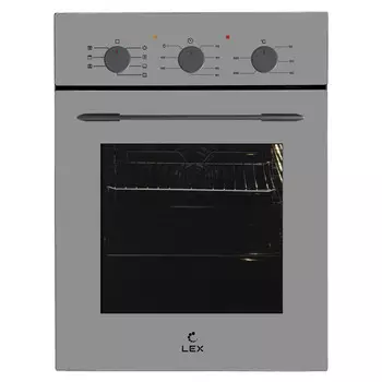 духовка электрическая LEX EDM 4575 GR 53л 7 режимов конвекция/гриль серый