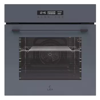 духовка электрическая LEX EDS 100 GR 61л 10 режимов конвекция/гриль cерый