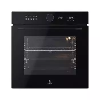 духовка электрическая LEXEDM 1002 ONE BL 60см 72л 10 режимов гриль/конвекция черный