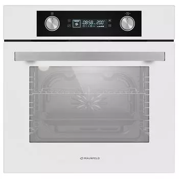 духовка электрическая MAUNFELD AEOH6062W 60см 60л 6 режимов гриль/конвекция белый