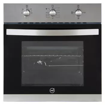 духовка газовая MBS DG-604 62л гриль/конвекция/вертел серебристый