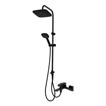 душевая система ORANGE Lutz со смесителем черный