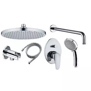 душевой набор встроенный 6 в 1 Esko хром