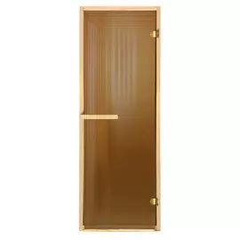 дверь для сауны 189х69см стекло 6мм бронза прозрачная