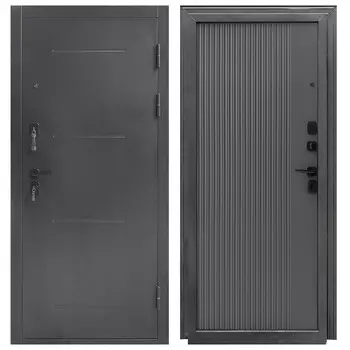 дверь Форпост Монблан графит 960х2050мм правая