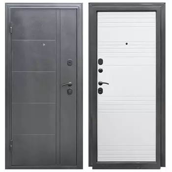 дверь Форпост Олимп софт белый 960х2050мм левая