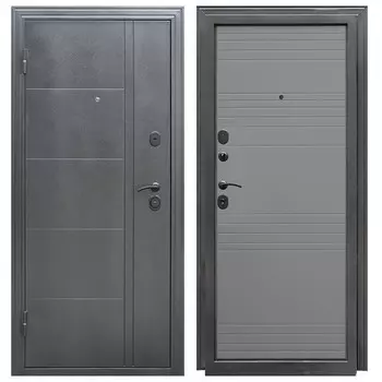 дверь Форпост Олимп светло-серый 960х2050мм правая