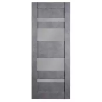 дверь межкомнатная со стеклом Belwooddoors Мирелла 600х2000мм урбан темный