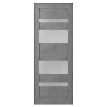 дверь межкомнатная со стеклом Belwooddoors Мирелла 800х2000мм серая