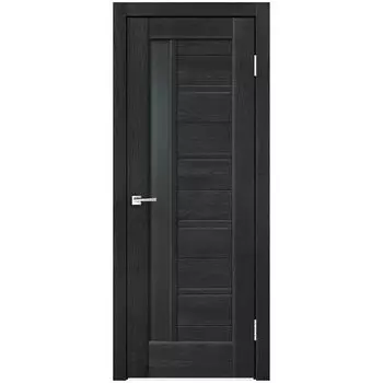 дверь межкомнатная со стеклом Velldoris Premier 10 900х2000мм секвойя темная