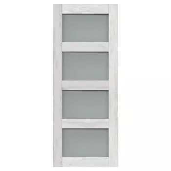 дверь межкомнатная со стеклом Velldoris Trend 14 700х2000 мм санторини белый