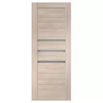 дверь межкомнатная со стеклом Velldoris Unica 700х2000 мм дуб ривьера