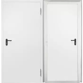 дверь противопожарная 2050х950х50мм металл правая