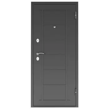 дверь входная Титан 5С графит, бетон снежный 2050х960х75мм левая