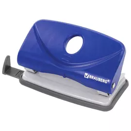 дырокол BRAUBERG Original до 10л синий