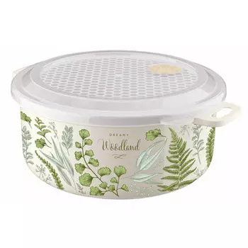 емкость БЫТПЛАСТ Phibo 0,95л 18,8х19х9,1см круглая с ручками и паровыпуском пластик