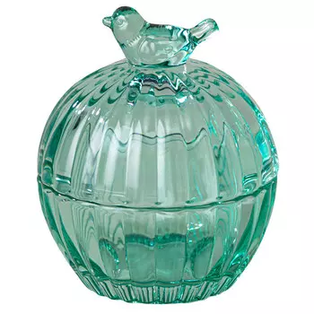 емкость для хранения LEFARD Sunny Green 0,1л круглая стекло