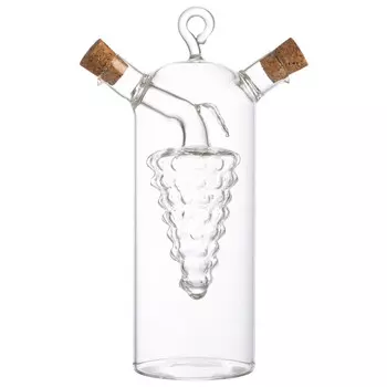 емкость для масла/уксуса MALLONY Oliva 350/50мл стекло, пробка