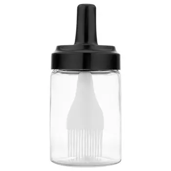 емкость для масла/уксуса WALMER Home Chef 250мл c кисточкой пластик, силикон, стекло