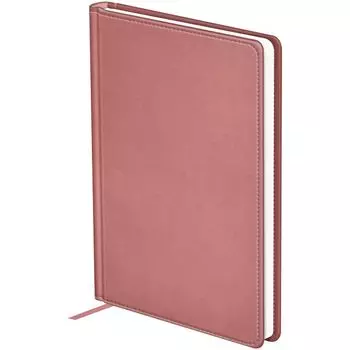 ежедневник недатированный BG Winner Pink 136л А5 70 г/кв.м твердый переплет кожзам розовый