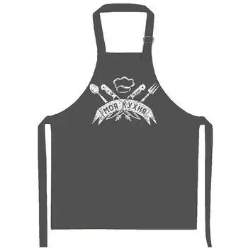 фартук 80х60см черный, арт.ФП-8060