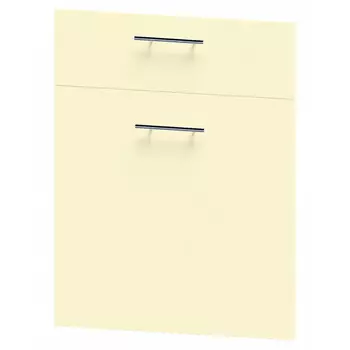 фасад Альмонд с 1 ящиком 600х720 ваниль ЛДСП