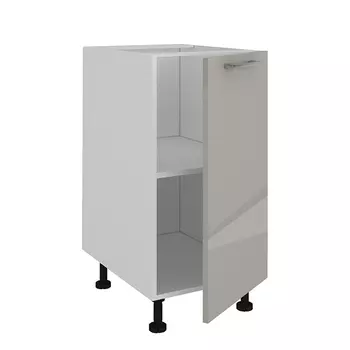 фасад АВЕРНО 150х720х16мм лакированная ЛДСП серый перламутровый