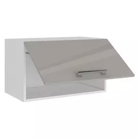 фасад АВЕРНО 596x356x16мм лакированная ЛДСП серый перламутровый